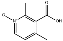 2,4-二甲基吡啶-3-羧酸N-氧化物 结构式