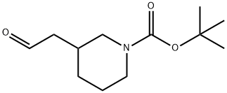3-(2-OXO-ETHYL)-PIPERIDINE-1-CARBOXYLIC ACID TERT-BUTYL ESTER Structure
