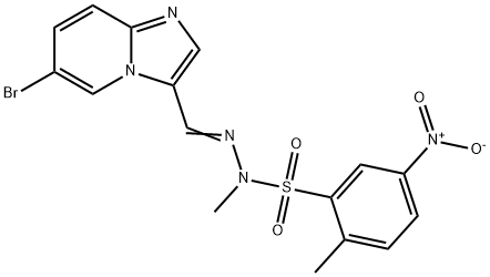 372196-67-3 2-甲基-5-硝基-1-苯磺酰[2-[(6-溴咪唑并[1,2-A]吡啶-3-基)亚甲基]-1-甲基肼]