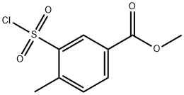 methyl 3-(chlorosulfonyl)-4-methylbenzoate Structure