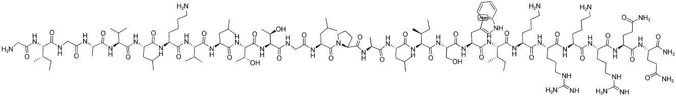 蜂毒肽素, 37231-28-0, 结构式