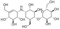 [1S-(1α,4α,5β,6α)]-1,5,6-트리데옥시-4-o-β-D-글루코피라노실-5-(하이드록시메틸)-1-[[4,5,6-트리하이드록시-3-(하이드록시메틸)-2-사이클로헥센-1-일]아미노]-D-키로이노시톨; 발리다마이신 A