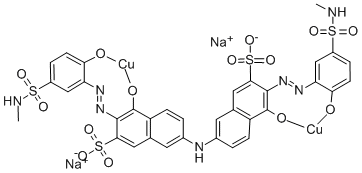 disodium [mu-[[7,7'-iminobis[4-hydroxy-3-[[2-hydroxy-5-(N-methylsulphamoyl)phenyl]azo]naphthalene-2-sulphonato]](6-)]]dicuprate(2-)|直接紫48 [CI 29125]