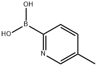 5-メチルピリジン-2-ボロン酸 化学構造式