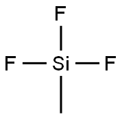 メチルトリフルオロシラン 化学構造式
