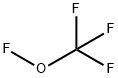 トリフルオロメトキシフルオリド 化学構造式