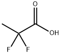 2,2-ジフルオロプロピオン酸 化学構造式