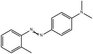 4-(ジメチルアミノ)-2'-メチルアゾベンゼン 化学構造式