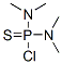 ビス(ジメチルアミノ)クロロホスフィンスルフィド 化学構造式