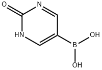 2-羟基-5-嘧啶硼酸 结构式