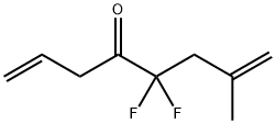 1,7-Octadien-4-one,  5,5-difluoro-7-methyl- Structure