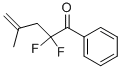 4-Penten-1-one, 2,2-difluoro-4-methyl-1-phenyl- (9CI) Structure