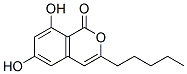 6,8-Dihydroxy-3-pentylisochromen-1-one 结构式