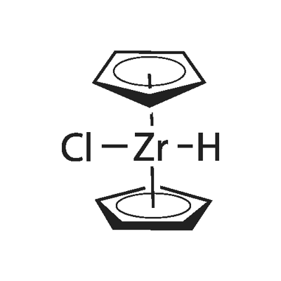 Bis(cyclopentadienyl)zirconium chloride hydride Structure