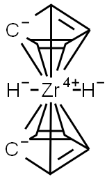 BIS(CYCLOPENTADIENYL)ZIRCONIUM DIHYDRIDE Struktur