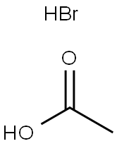 HYDROBROMIC ACID  >33% IN ACETIC ACID 化学構造式