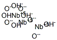 Niobium hydroxide oxide 化学構造式