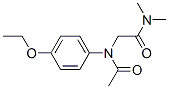 2-(N-(P-ETHOXYPHENYL)ACETAMIDO)-N,N-DIMETHYLACETAMIDE 结构式