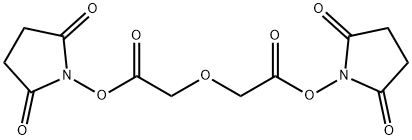 Bis-N-succinimidyl diglycolic acid, 2,2-Oxydiacetic acid bis-N-succinimidyl ester Structure