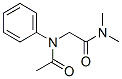 フェニルアセチルグリシンジメチルアミド 化学構造式
