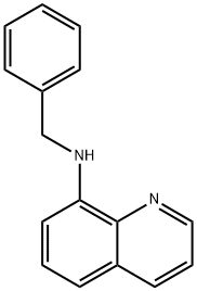 8ベンジルアミノキノリン 化学構造式