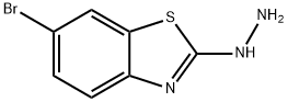 6-BROMO-2-HYDRAZINO-1,3-BENZOTHIAZOLE Struktur