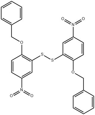 Bis(2-benzyloxy-3-nitrophenyl)disulfide Structure