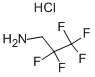 2,2,3,3,3-ペンタフルオロプロピルアミン塩酸塩 化学構造式