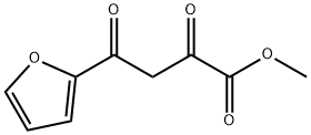 4-フラン-2-イル-2,4-ジオキソ酪酸メチル 化学構造式