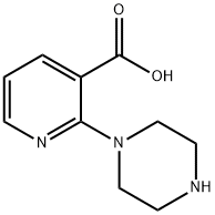 2-PIPERAZIN-1-YLNICOTINIC ACID, 374063-94-2, 结构式