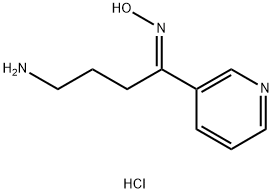 4-AMINO-1-PYRIDIN-3-YLBUTAN-1-ONE OXIME MONOHYDROCHLORIDE Struktur