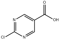 2-Chloropyrimidine-5-carboxylic acid Struktur