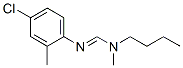 N1-Butyl-N2-(4-chloro-2-methylphenyl)-N1-methylformamidine Structure