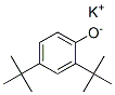 potassium 2,4-di-tert-butylphenolate Structure