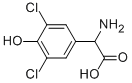 AMINO-(3,5-DICHLORO-4-HYDROXY-PHENYL)-ACETIC ACID Structure