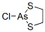 2-Chloro-1,3-dithia-2-arsacyclopentane 结构式