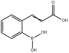 2-(2-羧基乙烯)苯硼酸, 374105-86-9, 结构式