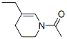 Pyridine, 1-acetyl-5-ethyl-1,2,3,4-tetrahydro- (9CI) Structure