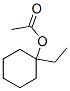 1-エチルシクロヘキサノールアセタート 化学構造式