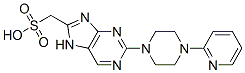 methanesulfonic acid, 2-(4-pyridin-2-ylpiperazin-1-yl)-7H-purine Structure