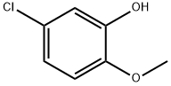 5-クロロ-2-メトキシフェノール 化学構造式