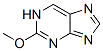 1H-Purine, 2-methoxy- (9CI) Structure