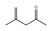 4-メチル-4-ペンテン-2-オン 化学構造式