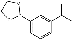 3-ISOPROPYLBENZENEBORONIC ACID ETHYLENE GLYCOL ESTER 化学構造式