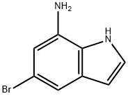 7-アミノ-5-ブロモインドール 化学構造式