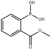 2-Methoxycarbonylphenylboronic acid Struktur