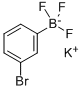 カリウム(3-ブロモフェニル)トリフルオロボラート 化学構造式