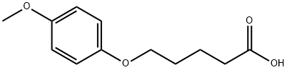 5-(4-Methoxyphenoxy)pentanoic Acid Struktur