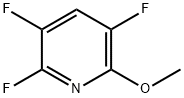 2-メトキシ-3,5,6-トリフルオロピリジン 化学構造式