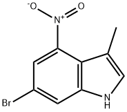 6-BROMO-3-METHYL-4-NITROINDOLE Structure